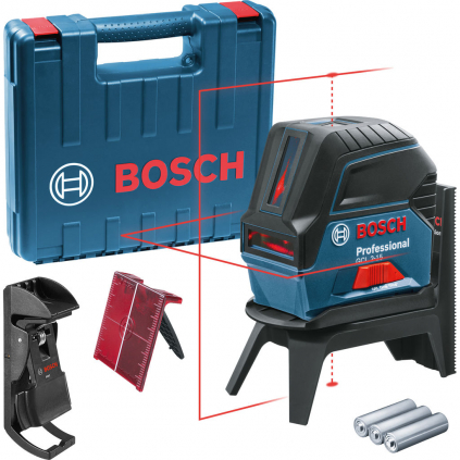 0601066E02 Bosch Krížovo-bodový laser GCL 2-15 + RM 1 + držiak, kufor 3165140837224 - 