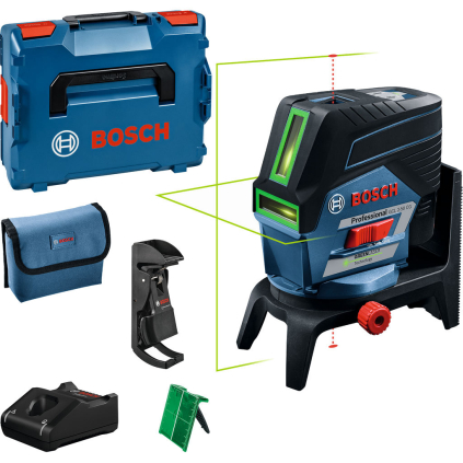 0601066H00 Bosch Krížovo-bodový laser GCL 2-50 CG + RM 2 + svorka + akumulátor, L-Boxx 3165140865654 - 
