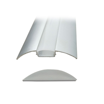 WM907 Solight hliníkový profil pre LED pásiky plochý, 51x8mm, mliečny difúzor, 1m 8592718029401 - 1