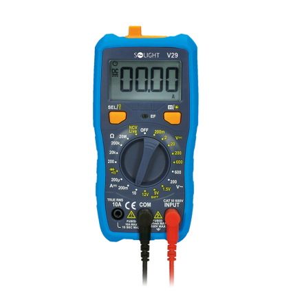 V29 Solight multimeter, max. AC 600V, max. DC 600V/10A, NCV 8592718036393 - 2