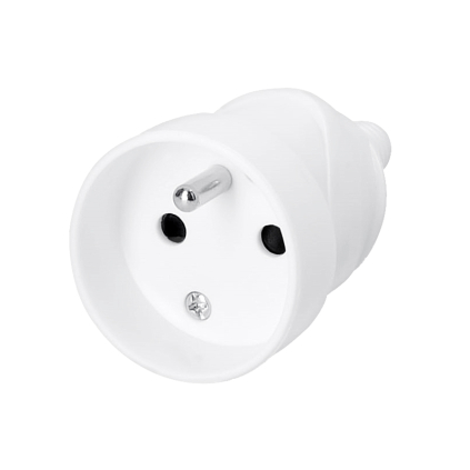 P53 Solight zásuvka priama, IP20, biela 8592718015923 - 1