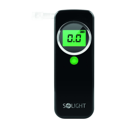 1T07 Solight alkohol tester, 0,0 - 1,5‰ BAC, citlivosť 0,2‰ 8592718018955 - 1