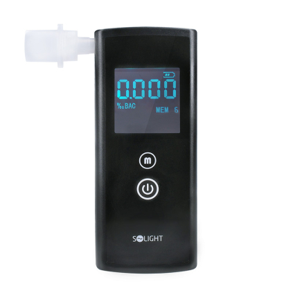 1T04A Solight alkohol tester, 0,0 - 3,0‰ BAC, přesnosť 0,1‰ 8592718029272 - 1