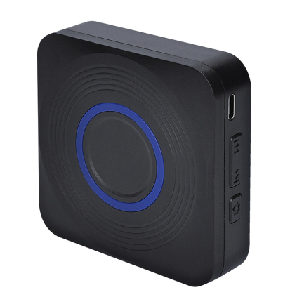 1L73B Solight bezdrôtový zvonček, batériový + USB, 200m, čierny, learning code 8592718035914 - 2