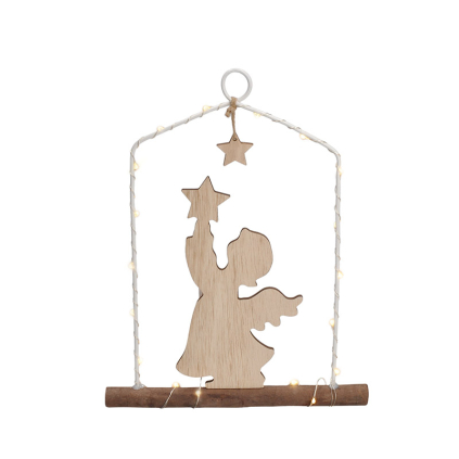 1V248 Solight LED závesná dekorácia - anjel, 20x LED, 2xAA 8592718031817 - 1