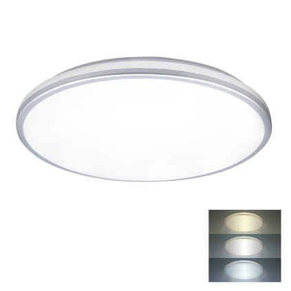 WO796 Solight LED osvetlenie s ochranou proti vlhkosti, IP54, 18W, 1530lm, 3CCT, 33cm 8592718032838 - 1