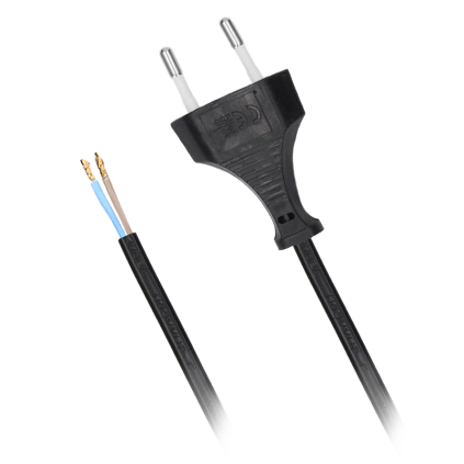 PF08B Solight flexo šnúra, 3m, 2 x 0,50mm2, čierna 8592718002077 - 1