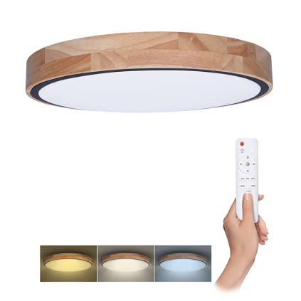 WO8006 Solight LED osvetlenie s diaľkovým ovládačom Iron Oak, 60W, 4200lm, 51cm, zmena chromatičnosti, stmievateľné 8592718036966 - 1