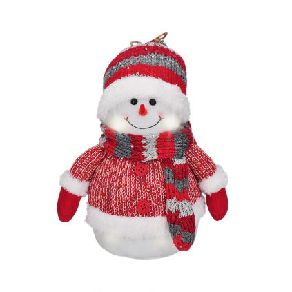 1V257 Solight LED snehuliak, 26cm, 6x LED, IP20, 3x AA 8592718031909 - 1