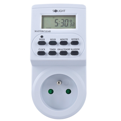 DT03 Solight časový spínač digitálny, displej, 16 režimov 8595092100896 - 1