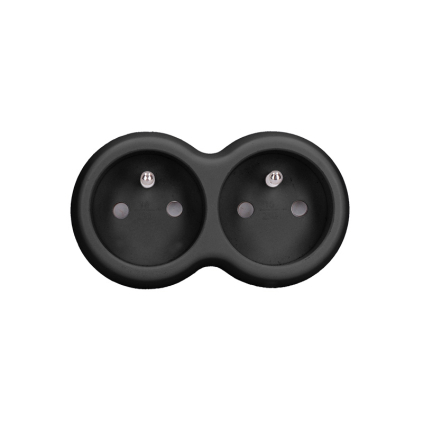 P104B Solight rozbočovač, 2x 10A, čierny 8592718041274 - 1