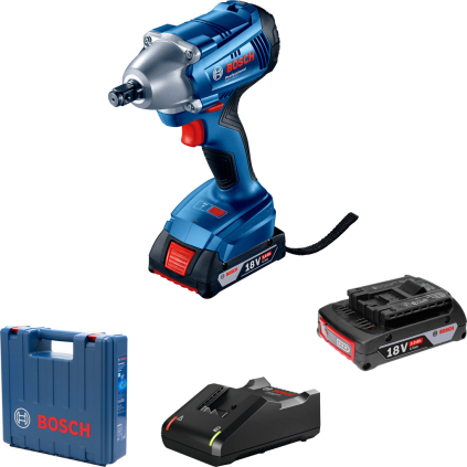 06019G6120 Bosch Akumulátorový rázový uťahovač GDS 250-LI Professional, kufor, 2x 3 Ah aku 3165140906555 - 