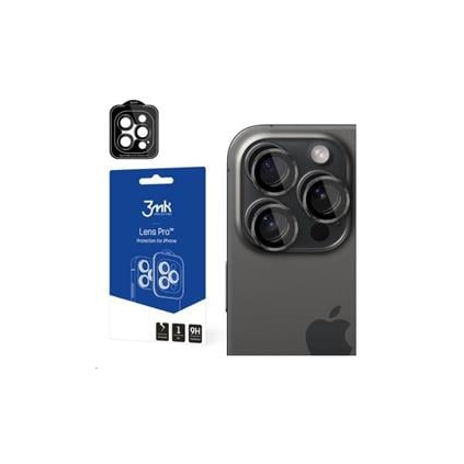 5903108530019 3mk Camera Protector Lens Protection Pro pre Apple iPhone 15 Pro, grafitová 5903108530019