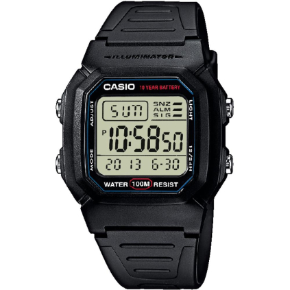 15023854 Casio W 800-1 Pánske digitálne náramkové hodinky 4971850437253
