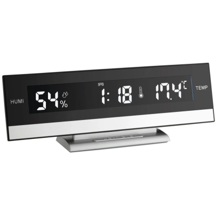 TFA60.2011 TFA digitálne hodiny s inverzným displejom a meraním teploty a vlhkosti 60.2011 TFA60.2011 4009816023193