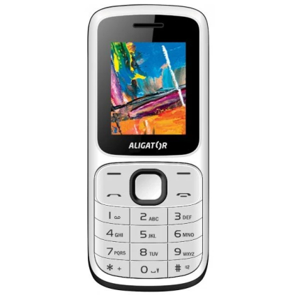 AD210WB Aligator D210 Dual Sim biela a čierna 8595181161753