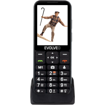 EP-880-LTB EVOLVEO EasyPhone LT čierny 8595683202664