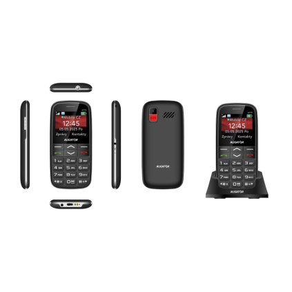 A770BK ALIGATOR A770 Senior čierny + stolová nabíjačka 8596426110901