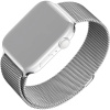 FIXMEST-434-SL Remienok Fixed Mesh Strap zo sieťoviny z nehrdzavejúcej ocele pre Apple Watch 42/44/45 mm, strieborný 8591680133536