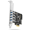 PCEU-43RS AXAGON PCEU-43RS, radič PCIe, 4x port USB 3.2 Gen 1, 5 Gb/s 8595247906960