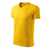 10204 Tričko unisex V-neck žltá - 