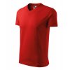 10207 Tričko unisex V-neck červená - 