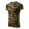 14434 Tričko unisex Camouflage camouflage green - 