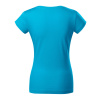 1624417 Tričko dámske Fit V-neck tyrkysová 8591729135224 - 3