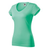 16295 Tričko dámske Fit V-neck mätová - 