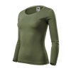 16909 Tričko dámske Fit-T LS khaki - 