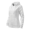 4110017 Mikina dámska Trendy Zipper biela 8591729102356 - 