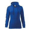 4110517 Mikina dámska Trendy Zipper kráľovská modrá 8591729102530 - 2
