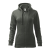 4116717 Mikina dámska Trendy Zipper tmavá bridlica 8591729234811 - 2