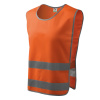 91098 Bezpečnostná vesta unisex Classic Safety Vest fluorescenčná oranžová - 