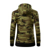 C203417 Mikina dámska Camo Zipper camouflage green 8591729199769 - 3