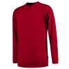 T43T7 Mikina unisex Sweater Washable 60 °C červená - 