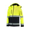 T5297 Softshellová bunda unisex Bi-color EN ISO 20471 Softshell fluorescenčná žltá - 