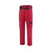 T64T7 Pracovné nohavice unisex Work Pants Twill červená - 