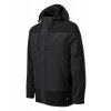W5594 Zimná softshellová bunda pánska Vertex ebony gray - 