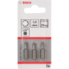 2607001722 Bosch Skrutkovací hrot Extra Hart HEX3, L 25 mm, 3 ks 3165140302470 - 2