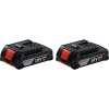 0619BN0A07 Bosch Akumulátor 2x GBA 18 V/2,0 Ah Professional 0619BN0A07 - 