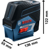 0601066G03 Bosch Krížovo-bodový laser GCL 2-50 C + RM 2 + BM 3 + akumulátor, L-Boxx 3165140865609 - 3