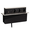 PP126C-PD20 Solight 3z + USB A+C 20W PD výsuvný blok zásuviek, 2m, nerez oceľ 8592718041199 - 3