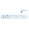 PP152USB Solight predlžovací prívod 5 zásuviek, USB A+A nabíjačka 12W, 3m, 3 x 1mm2, biely, vypínač 8592718027377 - 1