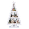 1V283 Solight LED drevený vianočný stromek s dekoráciami, 13x LED, biela, 53cm, 2x AA 8592718037383 - 5