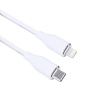 SSC1902-S Solight USB-C/Lightning kábel, USB-C konektor - Lightning konektor, silikón, 2m 8592718036133 - 1