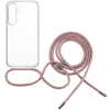 FIXPUN-1256-PI FIXED Pure Neck puzdro s ružovou šnúrkou pre Samsung Galaxy S24 8591680163694