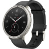 10589 Amazfit Active 2, kožený náramok, čierny 6970100377552