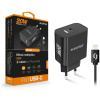 CHPD0015 ALIGATOR PD 20W rýchlonabíjačka USB-C s káblom USB-C/Lightning(iPhone), čierna 8596426104023