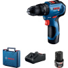 06019G9100 Bosch Akumulátorový príklepový vŕtací skrutkovač GSB 12V-30, kufor 3165140955454 - 